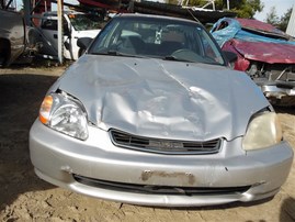 1997 Honda Civic DX Silver Sedan 1.6L AT #A24867